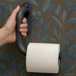 Invisible Creations Classic Left Handed Toilet Roll Holder - thumbnail 1