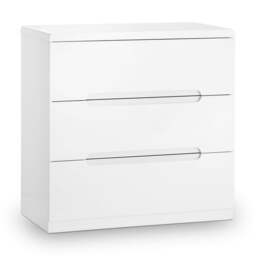 Manhattan 3 Drawer Chest, White