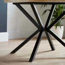 Ezra Round 4 Seater Dining Table - thumbnail 3