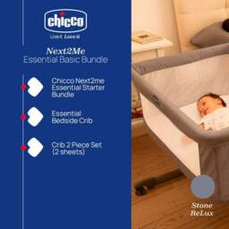 Chicco Next to Me Essential Crib and Sheets Bundle - thumbnail 2