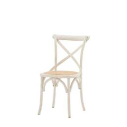 Cannock Set of 2 Dining Chairs, Oak & Rattan - thumbnail 4