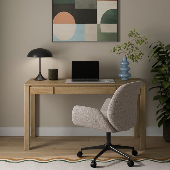 Malik 1 Drawer Wide Storage Desk - image 1