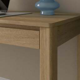 Malik 1 Drawer Wide Storage Desk - thumbnail 5