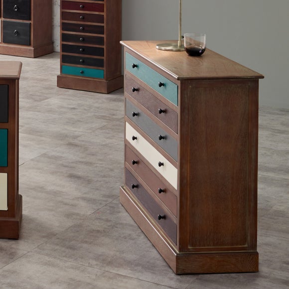 Pacific Loft 6 Drawer Chest, Pine - image 1