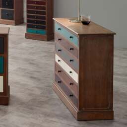 Pacific Loft 6 Drawer Chest, Pine - thumbnail 1