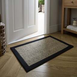 Sisal Look Washable Border Doormat