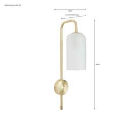 Palazzo Plug In Wall Light - thumbnail 6