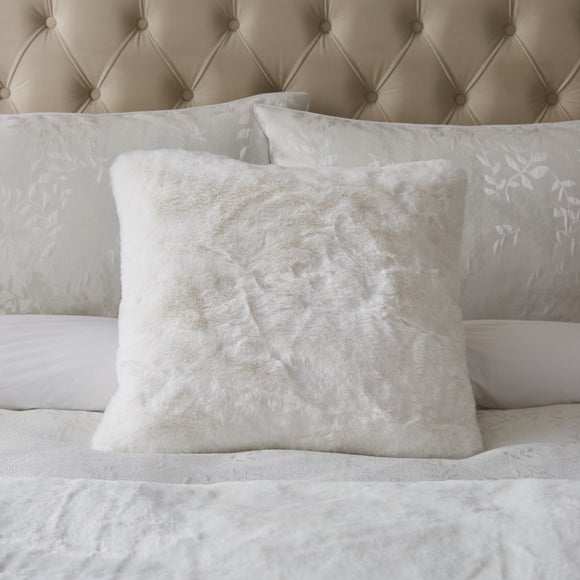 Dorma Purity Faux Fur Continental Cushion - image 1