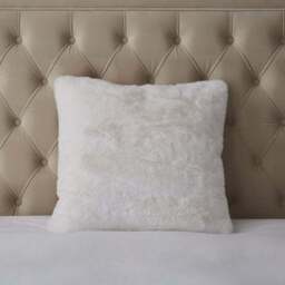Dorma Purity Faux Fur Continental Cushion - thumbnail 2