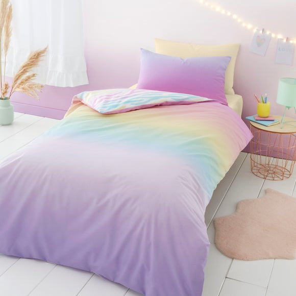 Rainbow Ombre Duvet Cover and Pillowcase Set - image 1