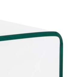 Amalfi Bent Glass Console Table - thumbnail 5