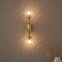 Vogue Esteban Art Deco 2 Light Wall Light - thumbnail 1