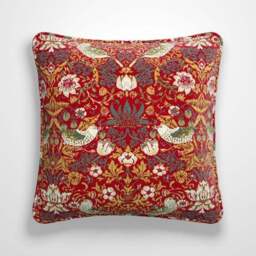 William Morris At Home Strawberry Thief Chenille Made to Order Cushion Cover - thumbnail 2