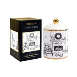 Stoneglow Keepsake Fireside Embers Ceramic Candle - thumbnail 2