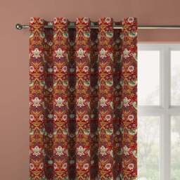 William Morris At Home Strawberry Thief Chenille Made to Measure Curtains - thumbnail 3