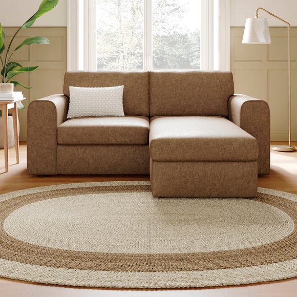 Abel Arizona Faux Leather Reversible Corner Chaise Sofa - image 1