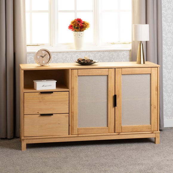 Corona Rattan Sideboard - image 1