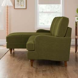 Beatrice II Velvet Corner Chaise Sofa - thumbnail 3