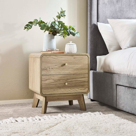 Ingrid 2 Drawer Bedside Table - image 1