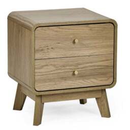 Ingrid 2 Drawer Bedside Table - thumbnail 2