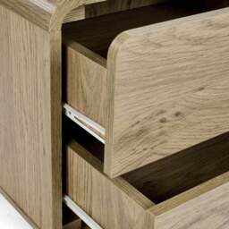 Ingrid 2 Drawer Bedside Table - thumbnail 6