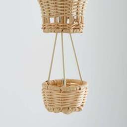 Hot Air Balloon Rattan Easy Fit Pendant Shade - thumbnail 4