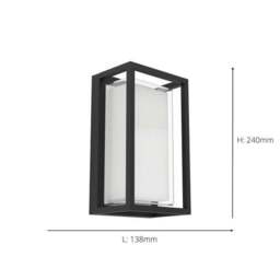 EGLO PIR Sensor LED Outdoor Wall Light - thumbnail 3