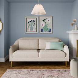 Jessie Flatweave Compact 3 Seater Sofa - thumbnail 1