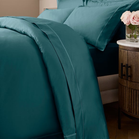 Dorma 800 Thread Count 100% Cotton Sateen Flat Sheet - image 1