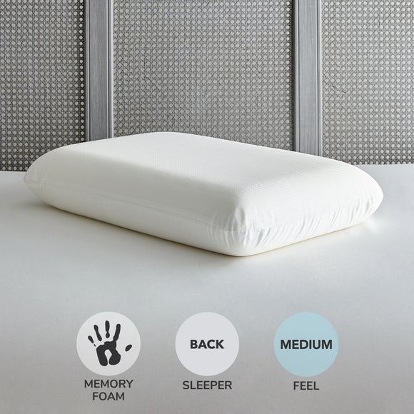 Temperature Reactive Memory Foam Back Sleeper Pillow - image 1