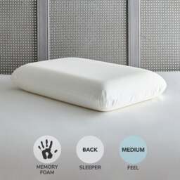 Temperature Reactive Memory Foam Back Sleeper Pillow - thumbnail 1