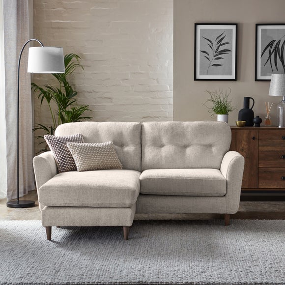 Sven Chunky Chenille Reversible Corner Chaise Sofa - image 1