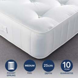 Fogarty Dreamy Comfort 1000 Pocket Sprung Mattress - thumbnail 1