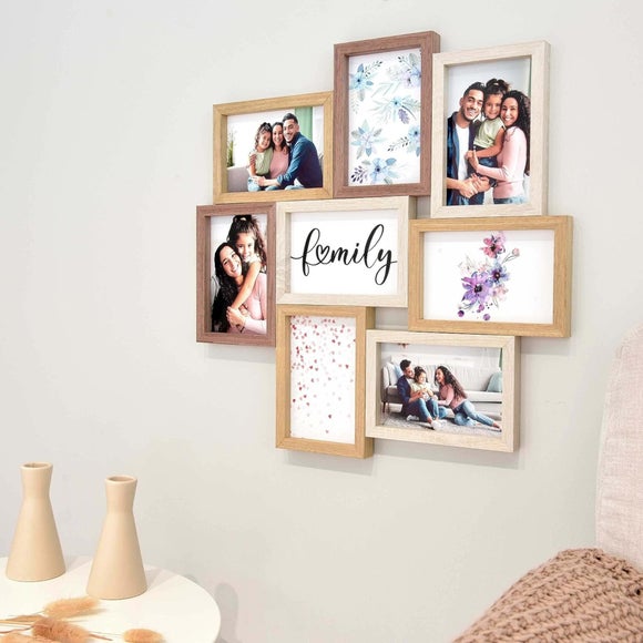 Nielsen 8 Picture Wooden Multi Photo Frame - image 1