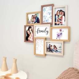 Nielsen 8 Picture Wooden Multi Photo Frame - thumbnail 1