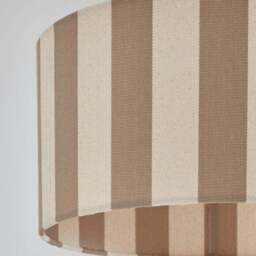Beatrice Stripe Shallow Drum Lamp Shade - thumbnail 3