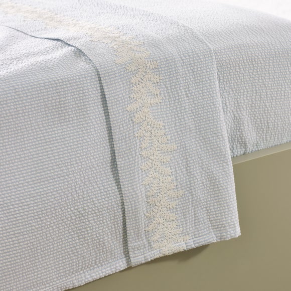 Dorma Bramcote Stripe 100% Cotton Flat Sheet - image 1