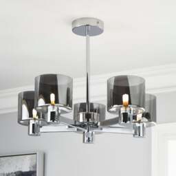 Erin 5 Light Semi Flush Ceiling Light - thumbnail 1
