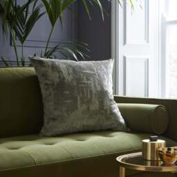 Distressed Velvet Texture Square Cushion - thumbnail 1