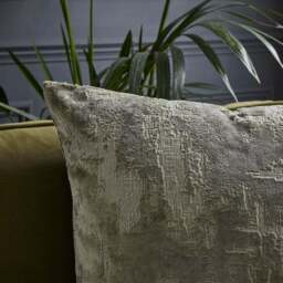 Distressed Velvet Texture Square Cushion - thumbnail 2