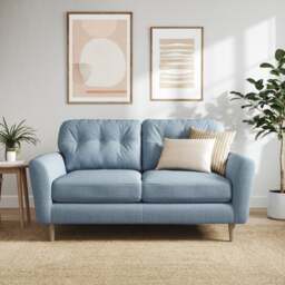 Sven Chunky Tonal Weave 2 Seater Sofa - thumbnail 1