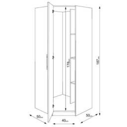Hyde Corner Wardrobe - thumbnail 3