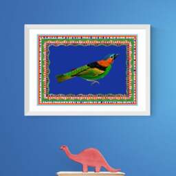 East End Prints Birdframe Tanager Print - thumbnail 1