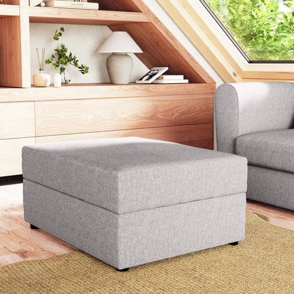 Rectangle Soft Texture Storage Footstool - image 1