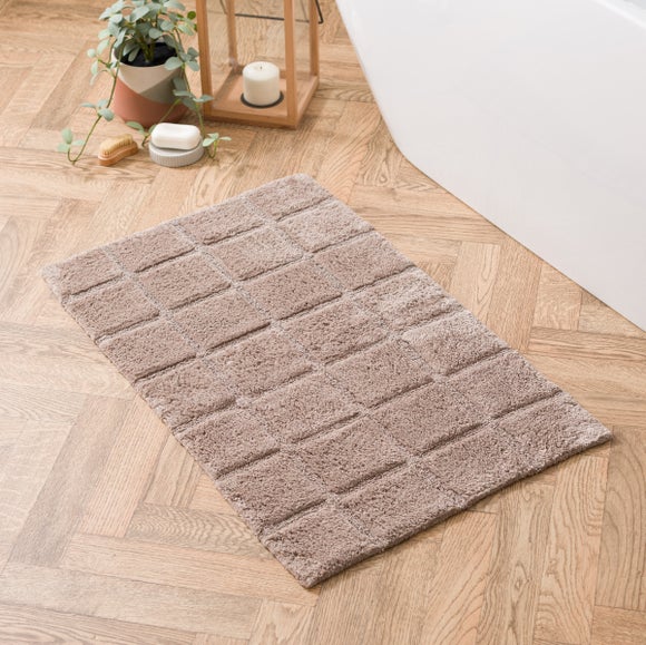 Grid Tufted Bath Mat - image 1