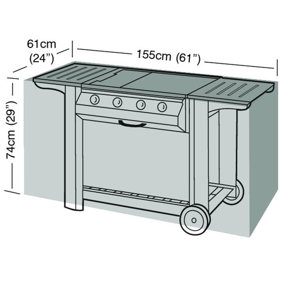 Large Flatbed Barbecue Premium Super Tough Cover - image 1