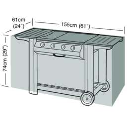 Large Flatbed Barbecue Premium Super Tough Cover - thumbnail 1