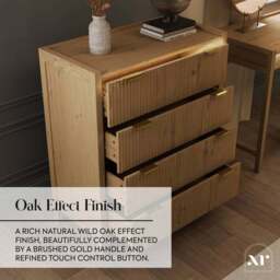 XR Living Dakota 4 Drawer Chest with App Controlled LED Lights - thumbnail 6