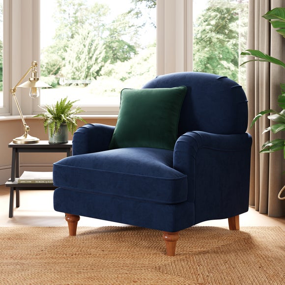 Beatrice II Matte Velvet Armchair - image 1