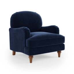 Beatrice II Matte Velvet Armchair - thumbnail 6